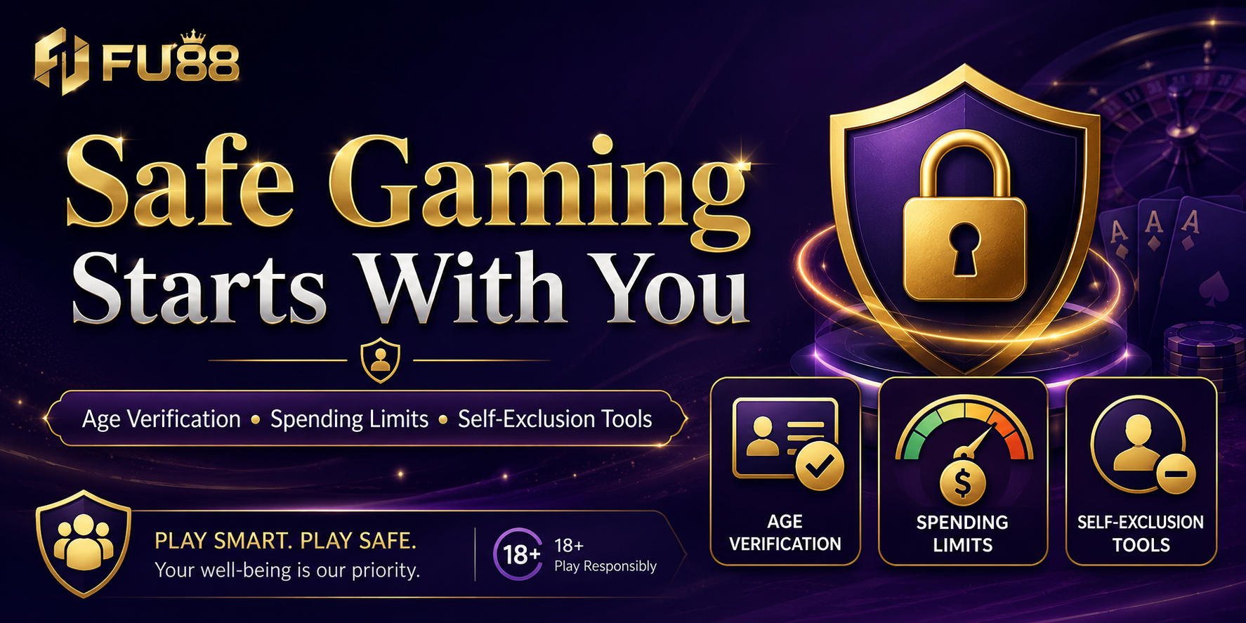 Play responsibly by taking regular breaks, understanding personal limits and treating gambling as entertainment rather than a source of income.