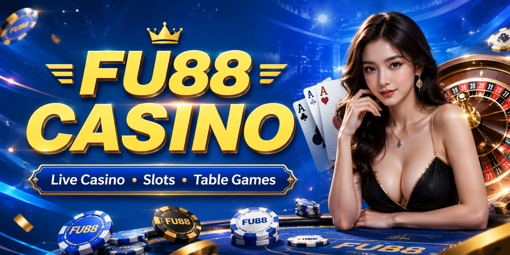 Explore FU88 Casino with popular live games such as Baccarat, Blackjack and Roulette, featuring real-time tables, professional dealers and smooth gameplay.
