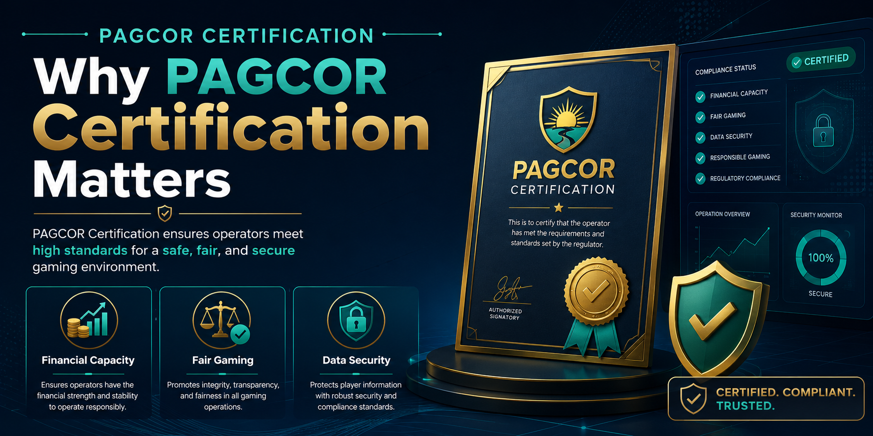 Learn how PAGCOR certification supports transparent operations, secure gaming systems and compliance within regulated online gambling.