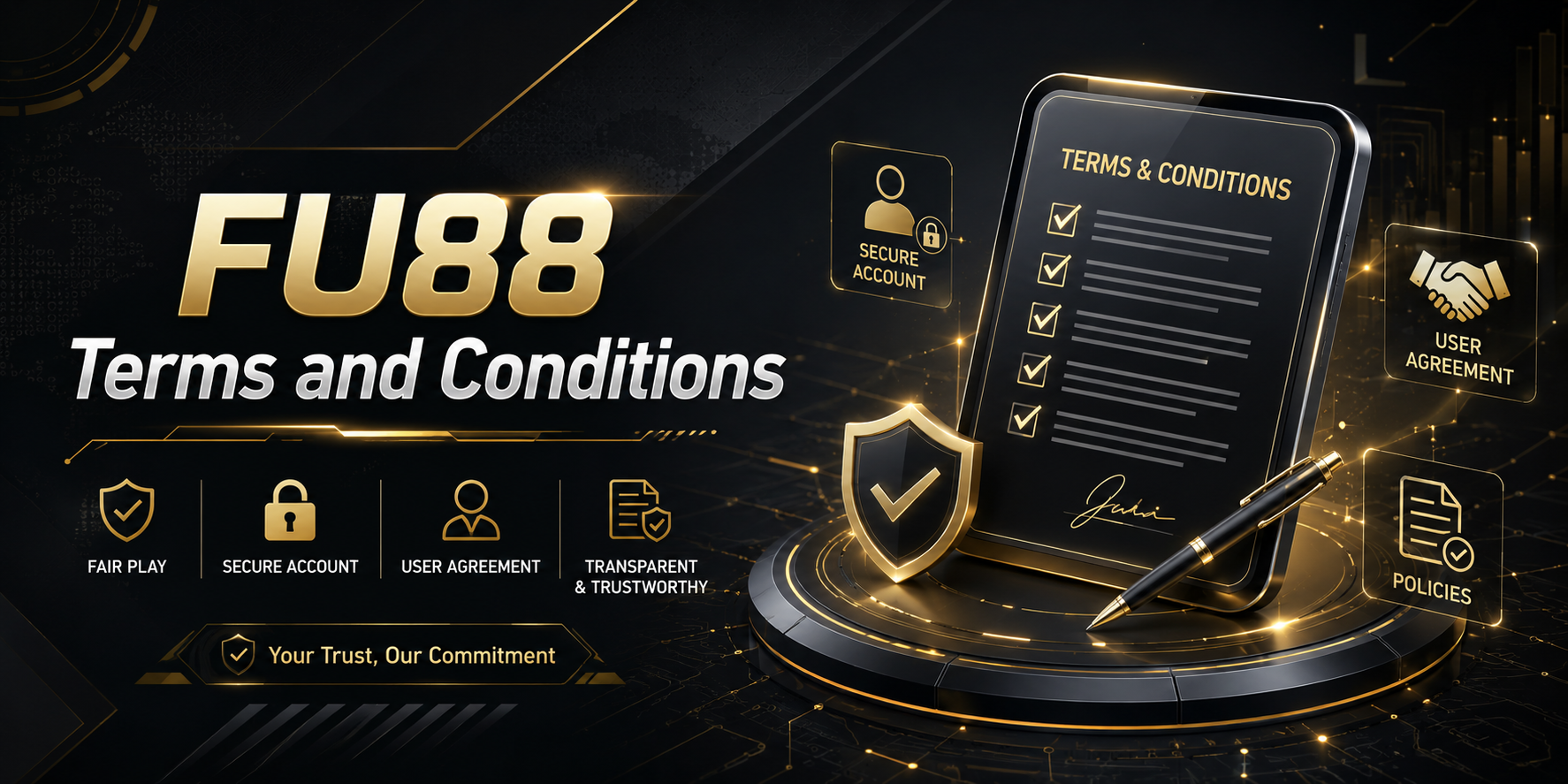 FU88 Terms and Conditions explain the rules for account registration, payments, promotions, security and responsible platform use.